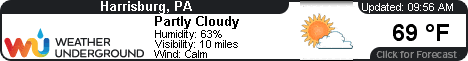 Click For Harrisburg, Pennsylvania Forecast