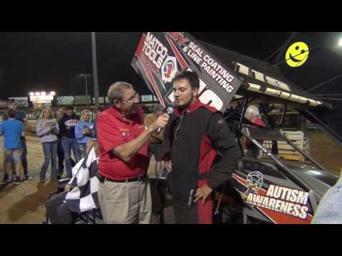 Lincoln Speedway 358 Sprint Car Victory Lane 09-03-16